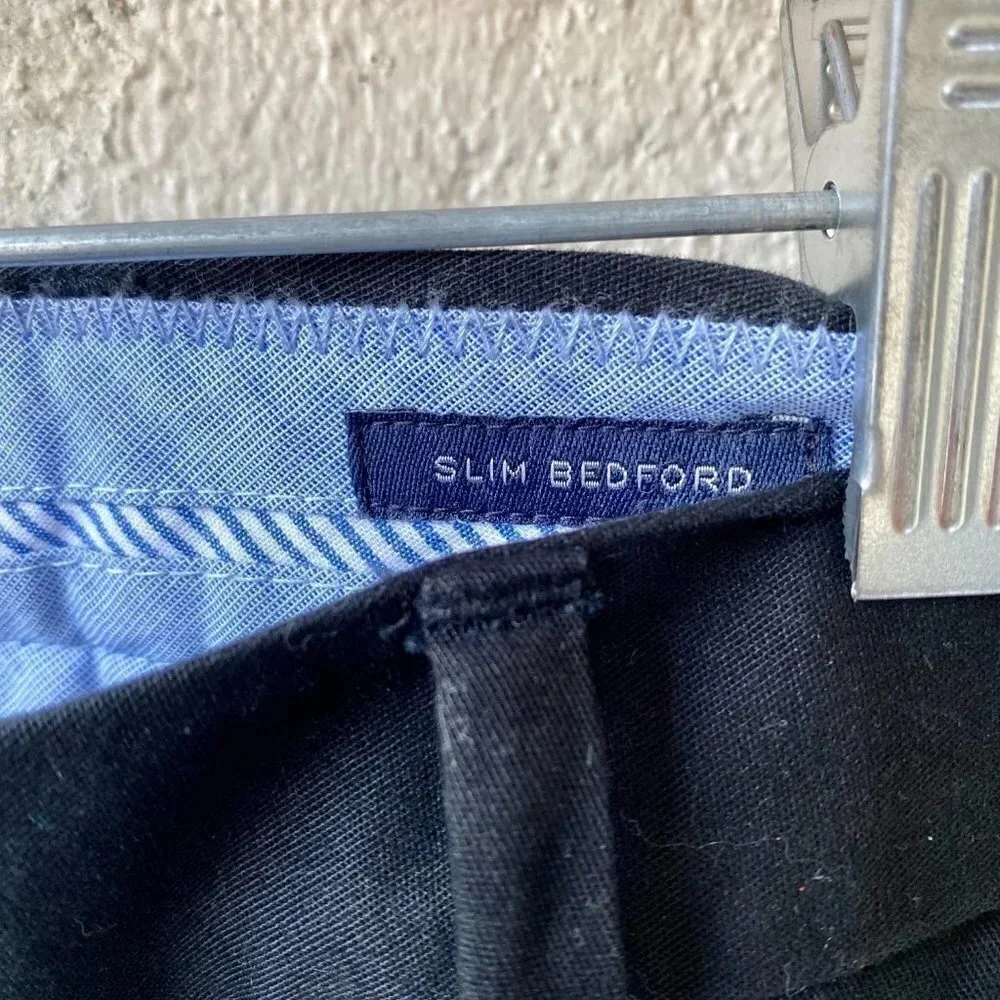 J. Crew Slim Bedford Chino Black Pants Size 35x32